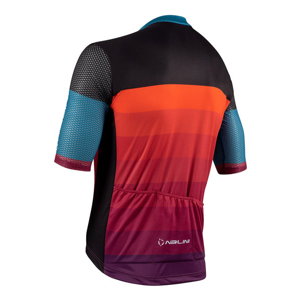 Vista trasera de la Playera de Ciclismo Nalini BAS Classica Violeta