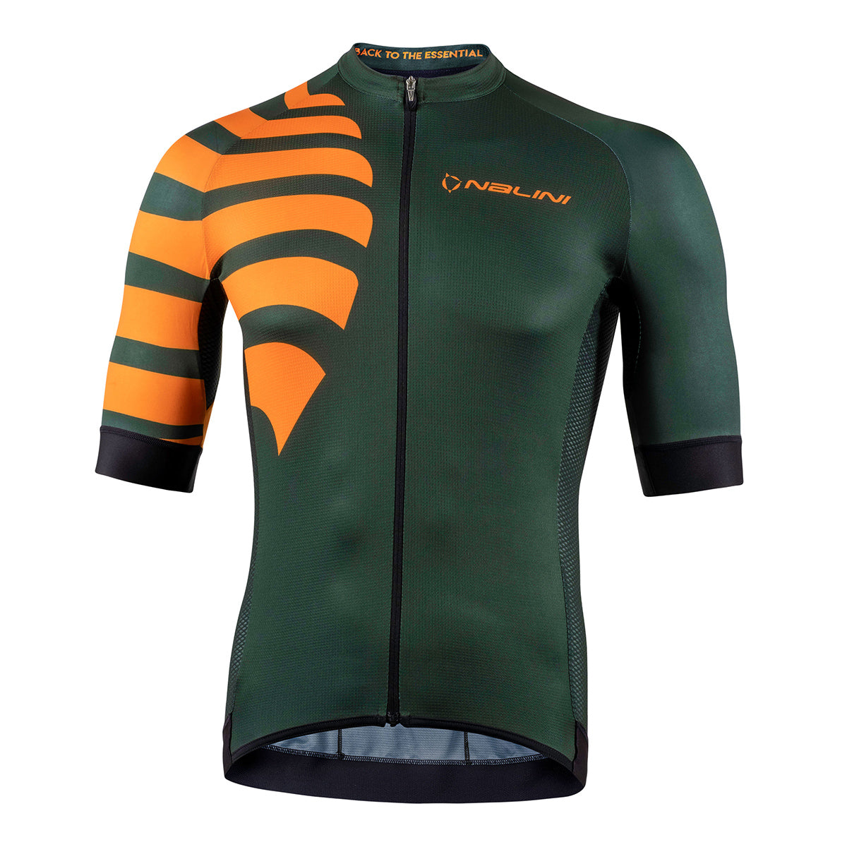 Playera de Ciclismo Nalini BAS Stripes Naranja para Ruta