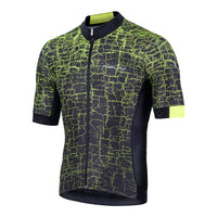 Playera de ciclismo Nalini AHS Naranco amarilla manga corta