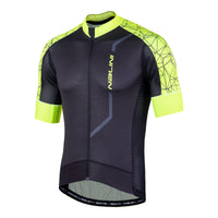 Playera de ciclismo Nalini AIS Velocità 2.0 amarilla manga corta