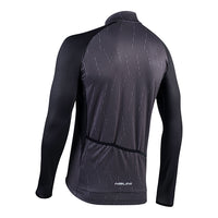 Vista trasera de jersey térmico Nalini Classica B0W gri