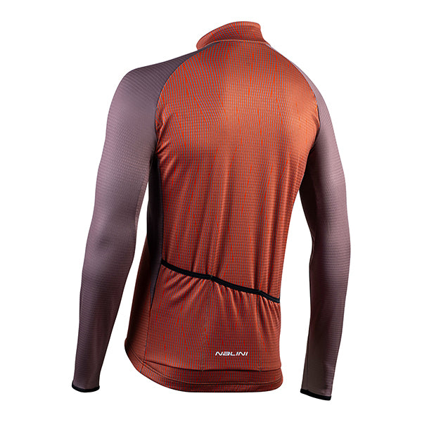Vista trasera de la Playera De Ciclismo Nalini Classica Bow Marrón