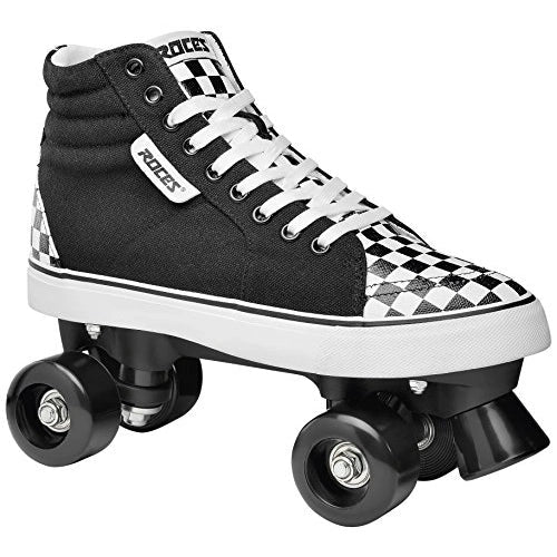 Patines Quad Roces Ollie negro blanco vista frontal