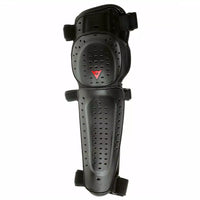 Vista frontal de las rodilleras Dainese Knee V E1 negras