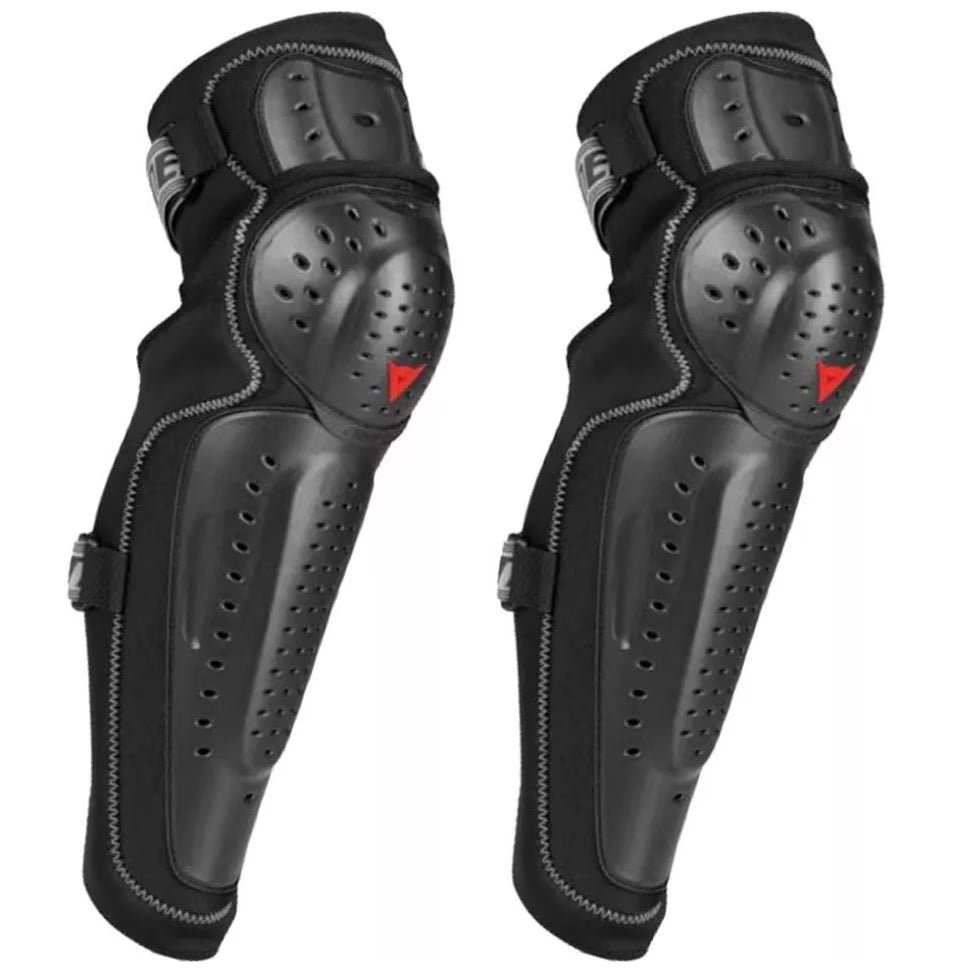 Rodilleras Dainese Knee V E1 negras con protección certificada para motociclismo