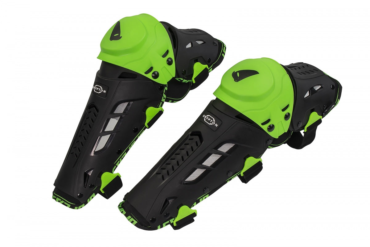 Rodilleras y espinilleras UFO Plast Crypton KP13002-K originales disponibles en Ciao Italia México