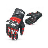 Guantes Shield Racing cortos negros vista frontal