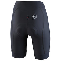 Vista trasera del Short Bicycle Line Alyson para Mujer Negro