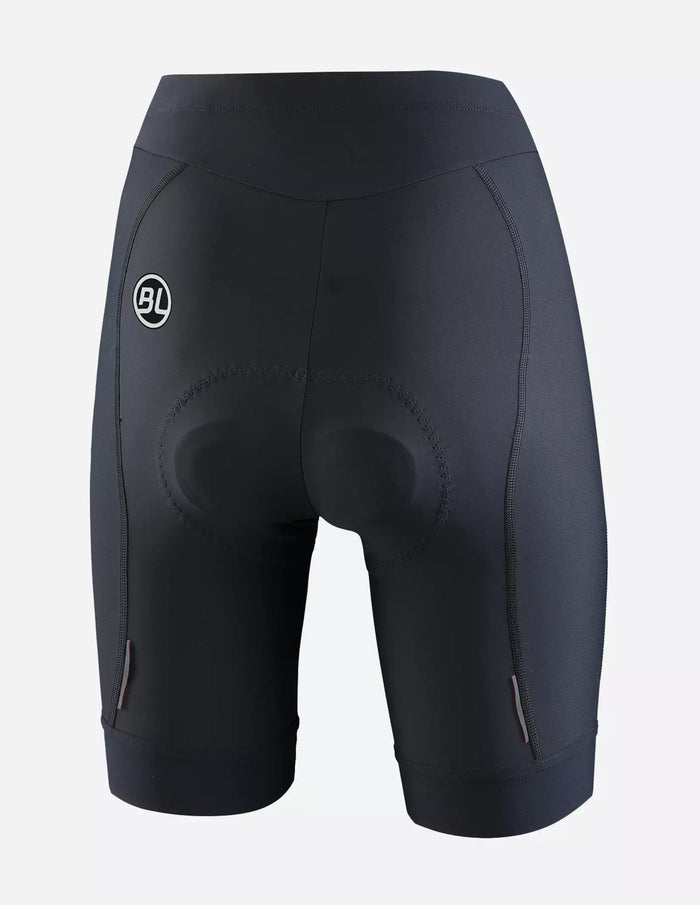 Vista trasera del Short Bicycle Line Alyson S2 para Mujer Negro
