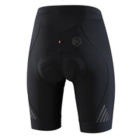 Vista trasera del Short Bicycle Line Dhea para Mujer Negro