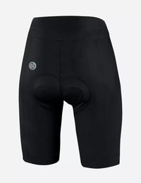 Vista trasera del Short Bicycle Line Essenza para Mujer Negro