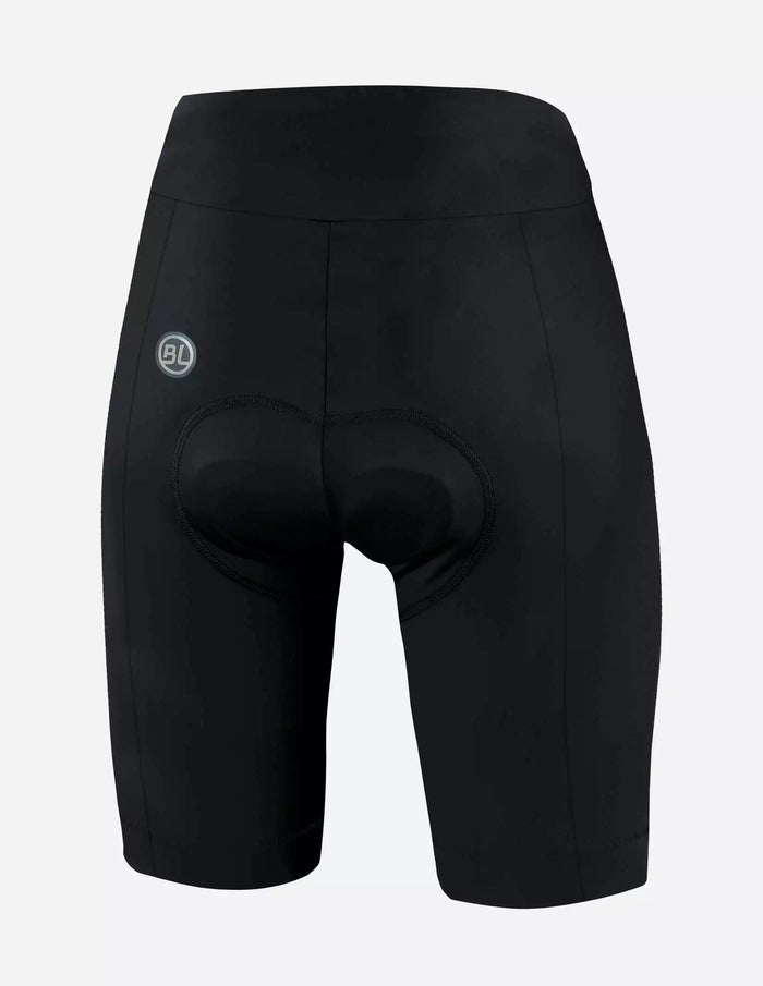 Vista trasera del Short Bicycle Line Essenza para Mujer Negro