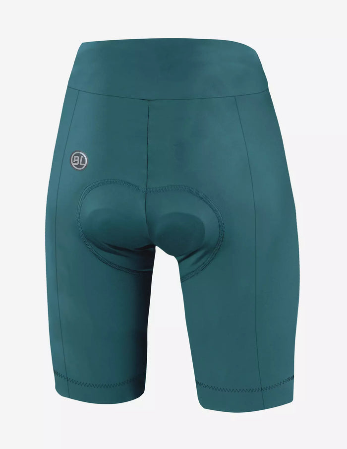 Vista trasera del Short Bicycle Line Poetica para Mujer Negro