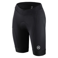 Short de Ciclismo Bicycle Line Potenza para Mujer Negro con Badana Anatómica
