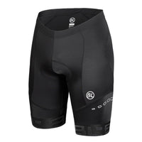 Short de Ciclismo Bicycle Line Zoncolan Negro con Badana para Larga Distancia