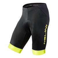 Short de Ciclismo Nalini AHS Capitano Amarillo con Soporte Muscular