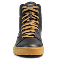Vista frontal de los botines Sidi ARX WP High negros