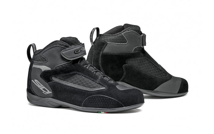Botas motociclista Sidi Gas 2 negro con diseño racing