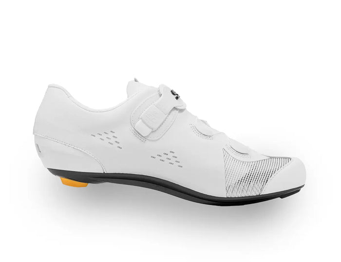 Vista lateral izquierda de zapatillas ruta Sidi Genius 10 Knit White