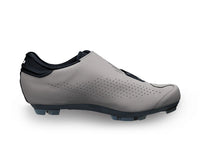 Vista lateral izquierda de zapatillas MTB Sidi Aertis Greige Black