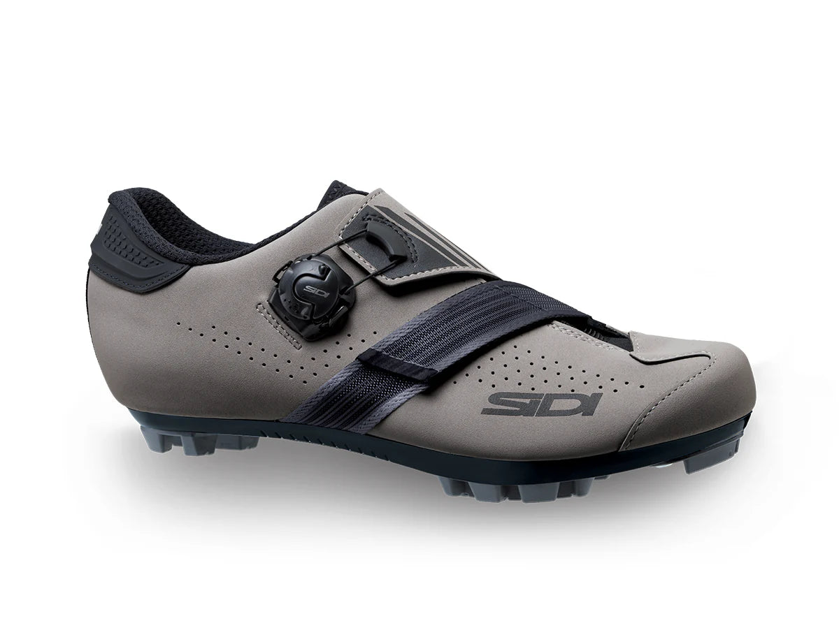 Zapatillas de ciclismo Sidi MTB Aertis Grey Black compatibles con SPD