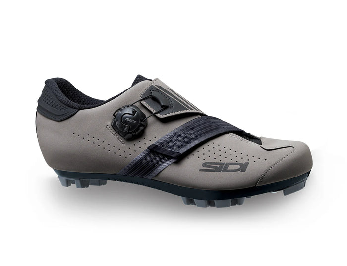 Zapatillas de ciclismo Sidi MTB Aertis Grey Black compatibles con SPD