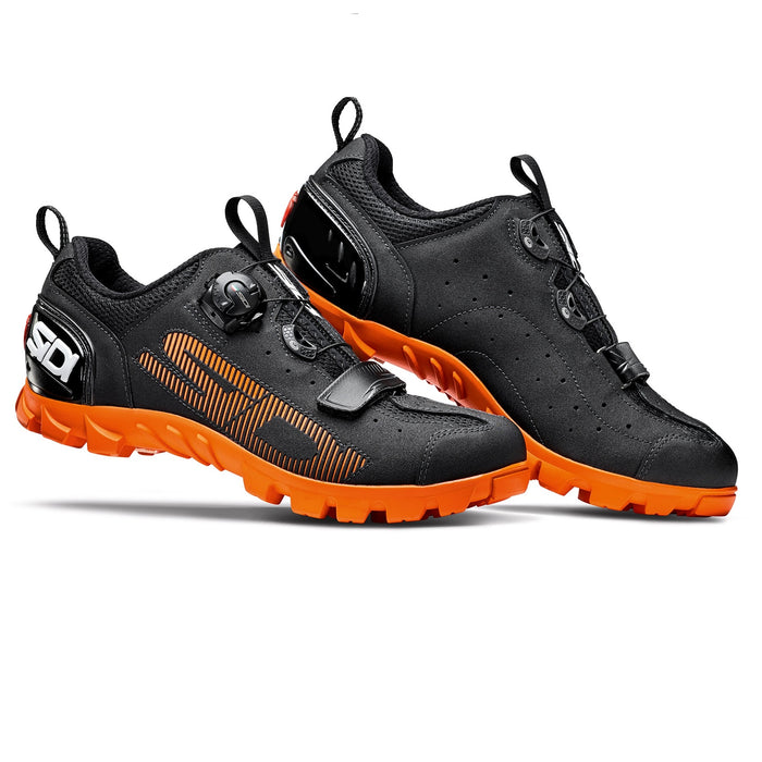 Zapatillas de ciclismo Sidi MTB SD15 Black Orange compatibles con SPD