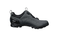 Vista lateral izquierda de zapatillas MTB Sidi SD15 Grey Black