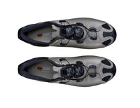 Vista frontal de zapatillas de ciclismo Sidi MTB Tiger 2S SRS Titanium Black