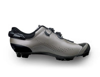 Vista lateral izquierda de zapatillas MTB Sidi Tiger 2S SRS Titanium Black