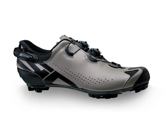 Zapatillas de ciclismo Sidi MTB Tiger 2S SRS Titanium Black compatibles con SPD