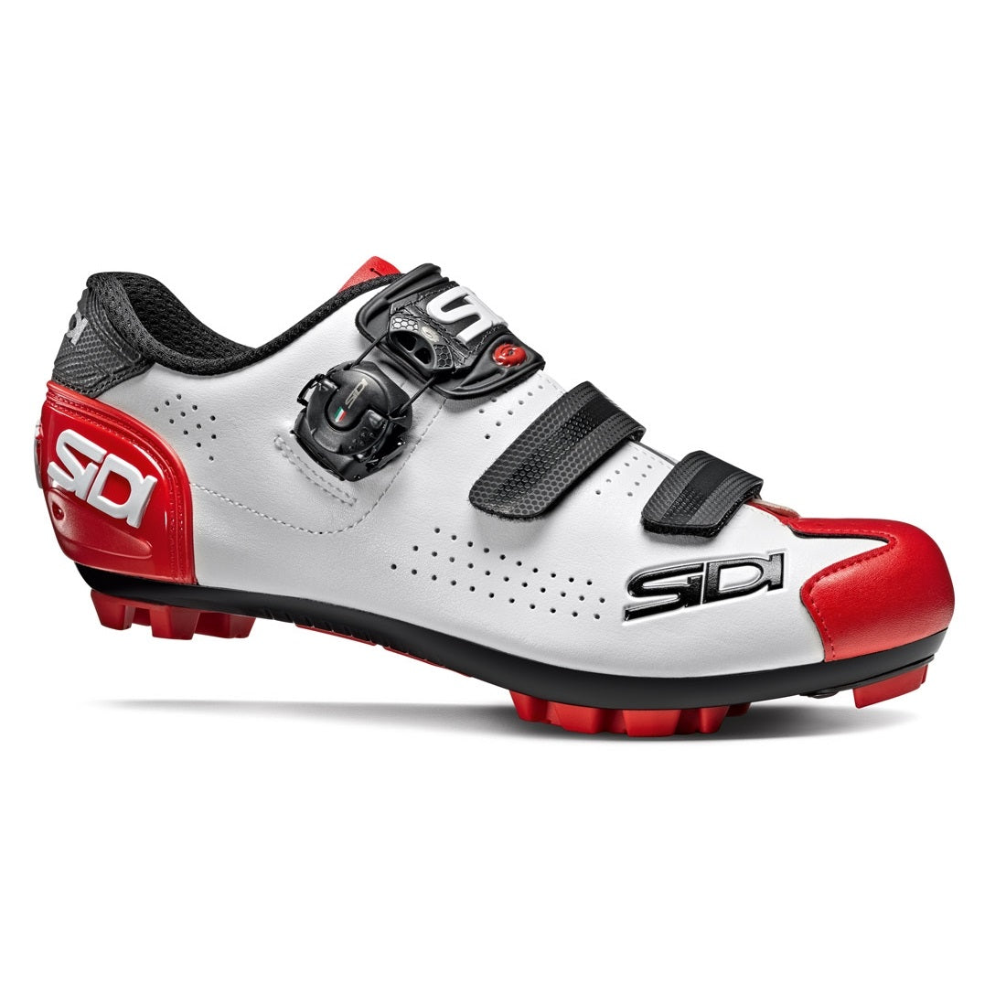 Zapatillas de ciclismo Sidi MTB Trace 2 White Black Red compatibles con SPD