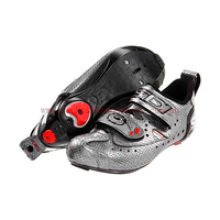 Sistema de doble correa en zapatillas Sidi T2 Carbon Silver Snake