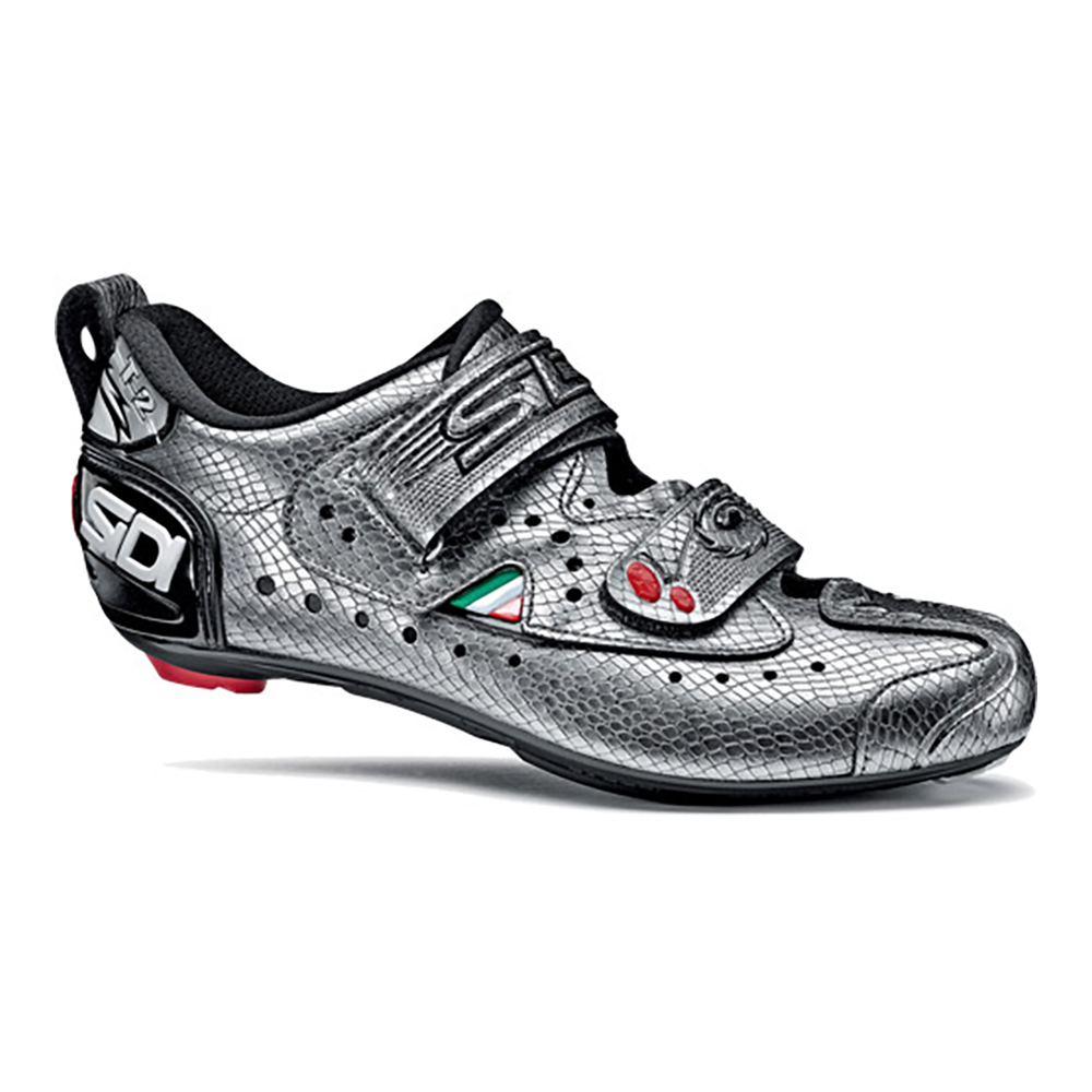 Zapatillas de triatlón Sidi T2 Carbon Silver Snake premium