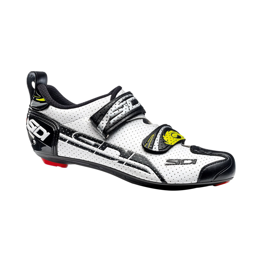 Zapatillas de triatlón Sidi T4 Air Carbon Composite White Black