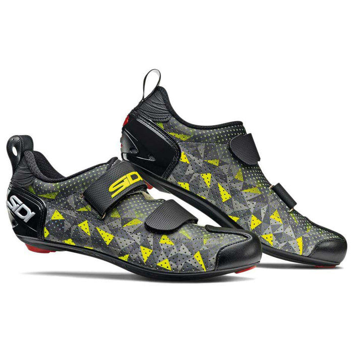 Zapatillas de triatlón Sidi T5 Air Carbon Grey Yellow Black