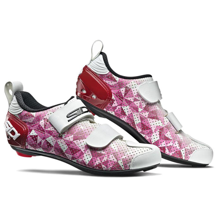 Zapatillas de triatlón para mujer Sidi T5 Air Lady Pink Red White