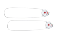 Sistema de ajuste Sidi Tecno 3 Push Flex color blanco vista frontal