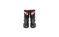 Vista lateral de botas Sidi Vertigo 2 negro para motocicleta deportiva