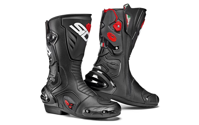 Botas para moto Sidi Vertigo 2 negro vista frontal deportiva
