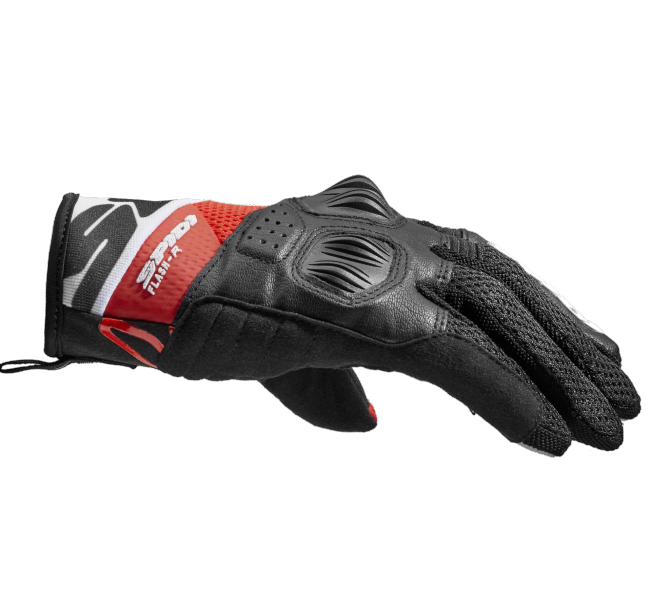 Protección en nudillos de los guantes para moto mujer Spidi Flash-R Evo Lady