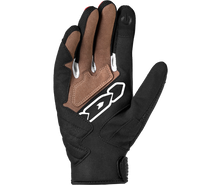 Palma reforzada de los guantes para moto Spidi G-Warrior negro rojo