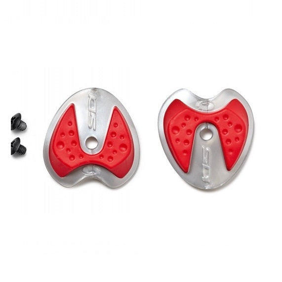 Tacón antideslizante Sidi 106 color rojo para zapatillas de ciclismo