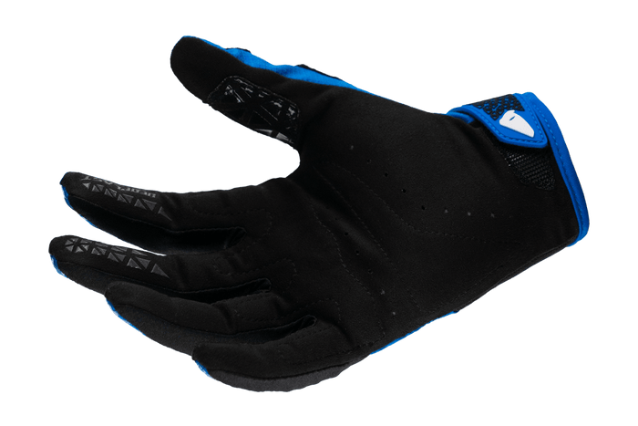 Palma reforzada de los guantes para motocross UFO Muria azul