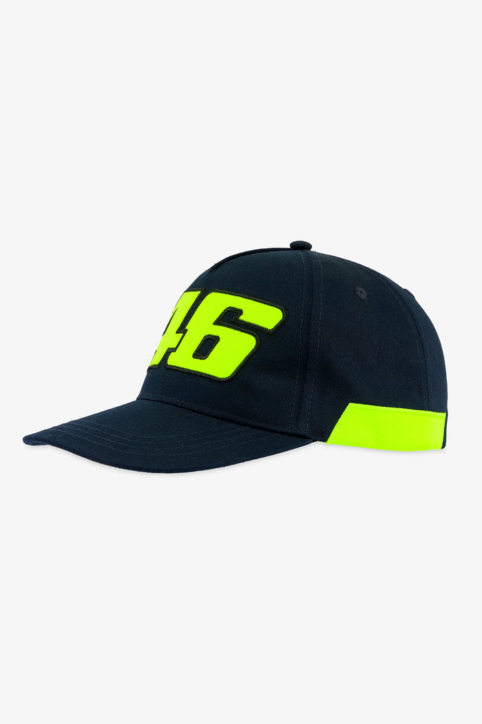 Gorra VR46 Classic azul vista frontal