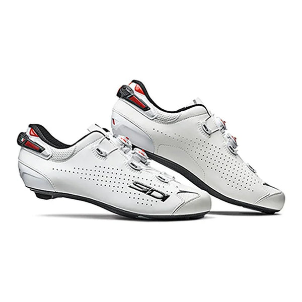 Zapatillas de ciclismo Sidi Shot 2 blancas con suela de carbono