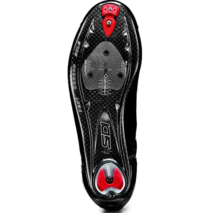 Suela de carbono de las zapatillas Sidi Shot Matte negro blanco