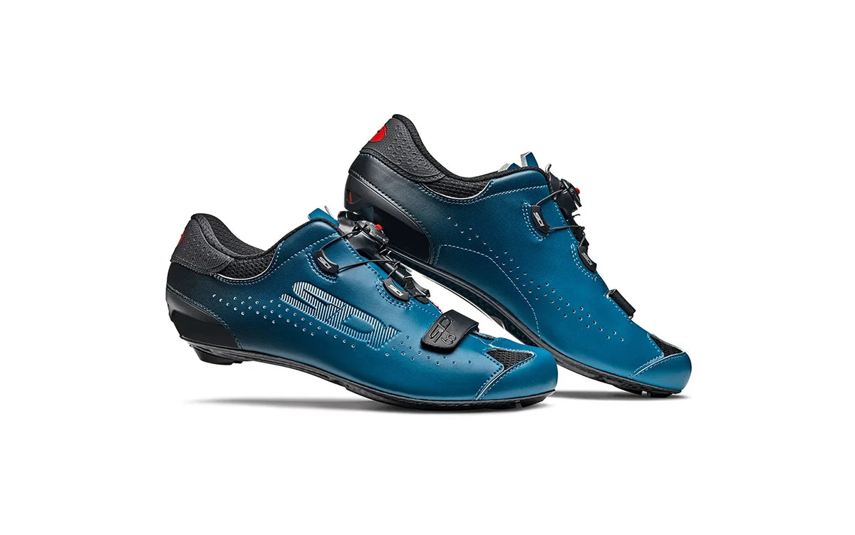 Zapatillas de ciclismo Sidi Sixty Petrol para ruta con suela de carbono