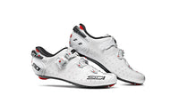 Zapatillas de ciclismo Sidi Wire 2 Carbon blancas con suela de carbono