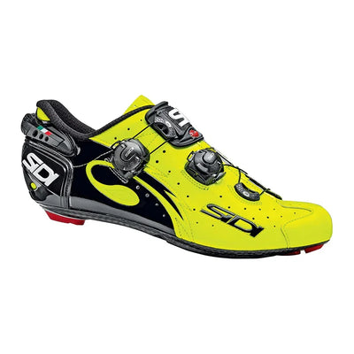 Zapatillas de Ciclismo Sidi Wire Carbon Lucido Amarillo Flúor Negro